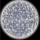 Sfera 80cm 400Led bianco freddo con