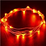 Luci a batteria 20 Led rossi 2 metri