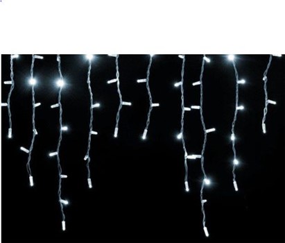 Tenda luminosa 96Led bianco c/flash