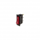 Interruttore a bilanciere rosso 230V