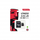 Micro SDXC 64GB con adattatore SD Kingston SDCS/64