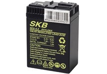 Batteria 6V 4.5Ah, terminali contatt al piombo ricaricabile - SKB