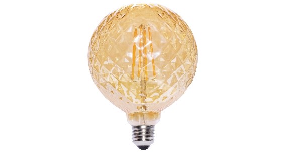Lampadina Led E27 6W globo Luxy