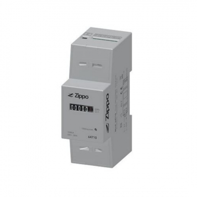 Contatore energia elettrica 230V 80A 2 moduli DIN