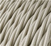Cavo trecciola tessuto 2X0.75 avorio