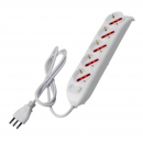 Multipresa 5 posizioni schuko,10/16A