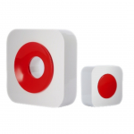 Campanello wireless con portata 150m colore rosso/bianco