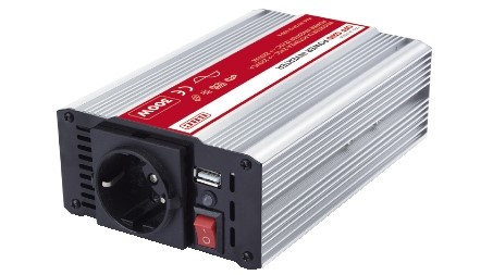 Inverter 12V 300W USB 500mA, onda