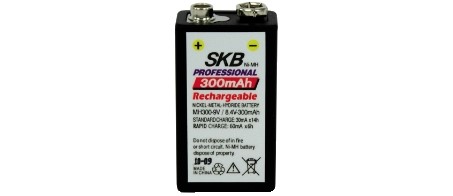 Batteria ricaricabile 9V NiMh 300Mah