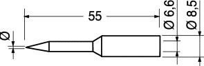 Punta per saldatore Ersa 832UD