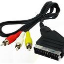 Cavo 1SCART 3spine RCA, 1,5 metri
