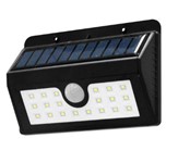 Lampada LED solare 180lm con sensore crepuscolare e movimento