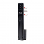 Spina ultra piatta 2P+T 16A nera