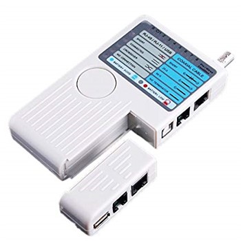 Tester per cavi rete RJ11/RJ45/USB/