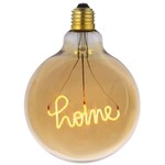 Lampadina vintage scritta "Home"E27