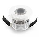 Faretto Led da incasso 2,5W 4000K 500mA, 160 lumen, IP20