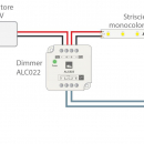 Dimmer per strisce Led 12/24V 10A