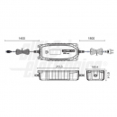 Carica batteria al piombo 12/24V +