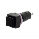Pulsante stabile On-Off nero 2P