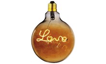 Lampadina globo E27 4W "Love" 2000K