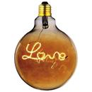 Lampadina globo E27 4W "Love" 2000K