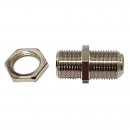 Connettore F presa/presa con dado