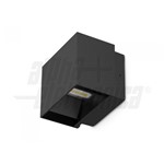 Applique Led 10W - 230Vac 4000K metallo nero