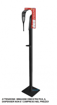 Asta metallo 150cm porta dispenser