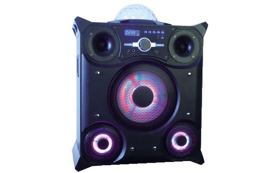 Box amplificato con luci magic ball