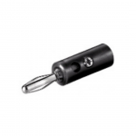 Spina banana 4mm nera