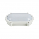 Plafoniera LED 6W ovale per esterno, bianca