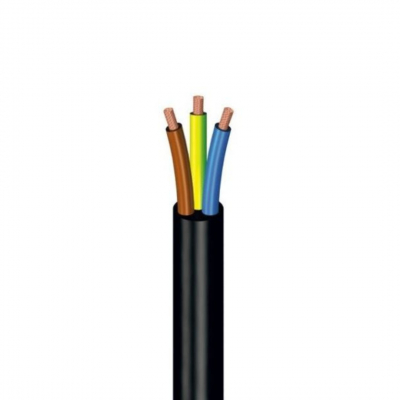 Cavo elettrico 3X2.5 MMQ nero