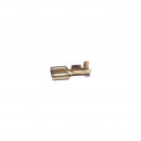 Faston femmina passo 6.3mm ottone conf.100pz