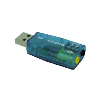 Scheda audio USB 5.1 con ingresso