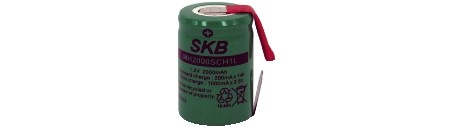 Batteria cilindrica Ni-Mh 2000ma 4/5
