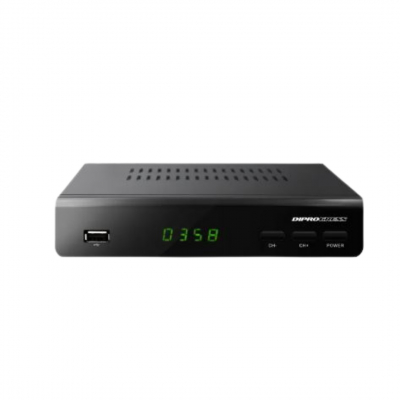 Decoder DVB-T2 HEVC Main10 RCU 2in1