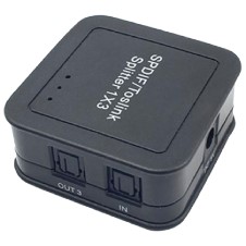 Splitter audio digitale Toslink 3out