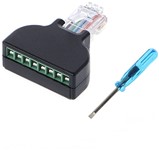 Spina RJ45 8 Pin con morsetto