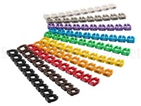 Kit segnacavi colorati e numerati