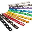 Kit segnacavi colorati e numerati