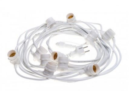 Catena luminosa 10 portalampade E27