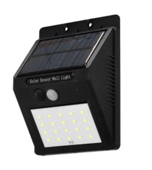 Lampada Led ricarica solare con PIR