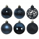 Box 37 palline blu notte, 6cm
