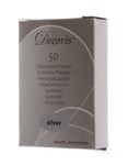 Confezione 50 gancetti silver