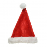 Cappello di Babbo Natale in velluto rosso