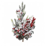 Ramo decorativo con bacche rosse