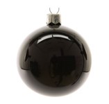 Confezione 4 palline nere 10cm