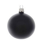 Confezione 4 palline nere 10cm