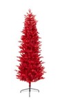 Albero di natale rosso 180cm