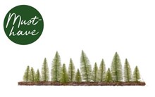 Centrotavola con alberi,60 LED/100cm